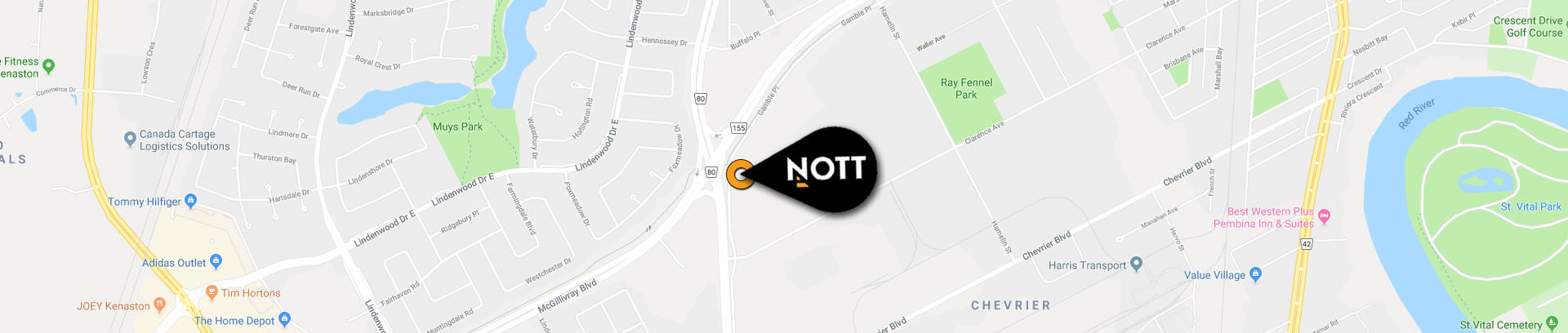 Mott Autocorp location map