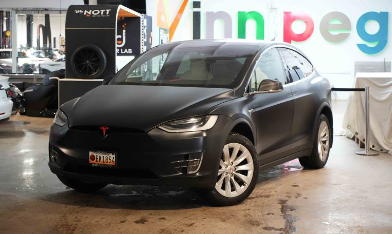 2018 TESLA MODEL X 75D | White Interior | Full Self Drive | Matte Black Wrap! APPOINTMENT ONLY