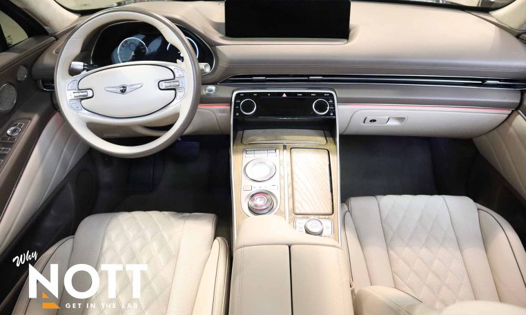 2021 GENESIS GV80 3.5T Prestige AWD | Beige Leather | HUD