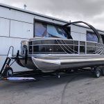 2015 SOUTH BAY 724 SPORT DLX Tritoon Boat 200HP Evinrude/24' Sport Tritoon Boat