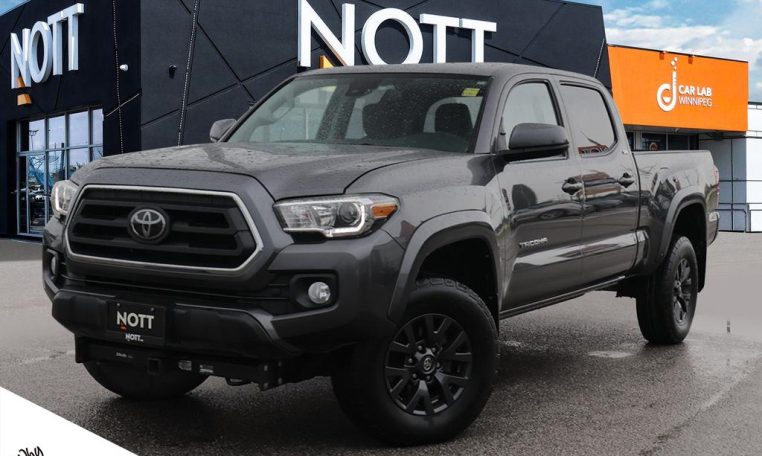 2021 TOYOTA TACOMA DOUBLE CAB V6 SR5 Local Manitoba Vehicle | One Owner | 2 Years Man. Warranty Remaining